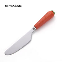 Rabbit&Carrot  Stainless Steel Fork Spoon Knife