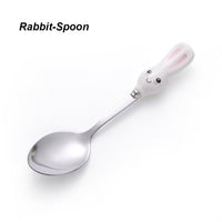 Rabbit&Carrot  Stainless Steel Fork Spoon Knife