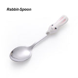 Rabbit&Carrot  Stainless Steel Fork Spoon Knife