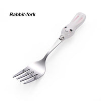 Rabbit&Carrot  Stainless Steel Fork Spoon Knife